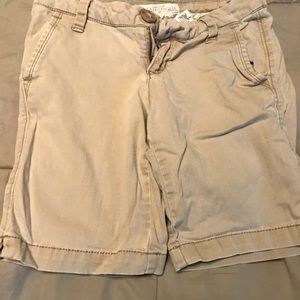 Aeropostale khaki shorts size 0